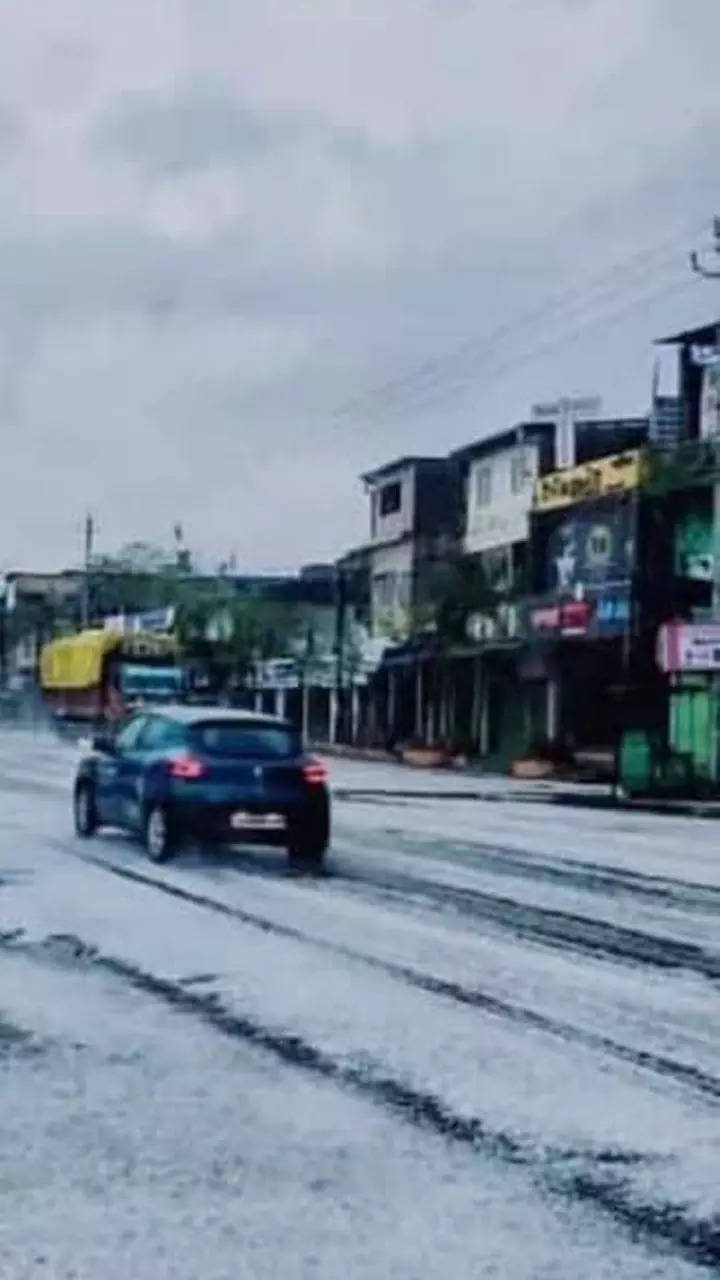 Assam Hailstorm Over 4 400 Houses Damaged As Hailstorm Lashes Parts Of