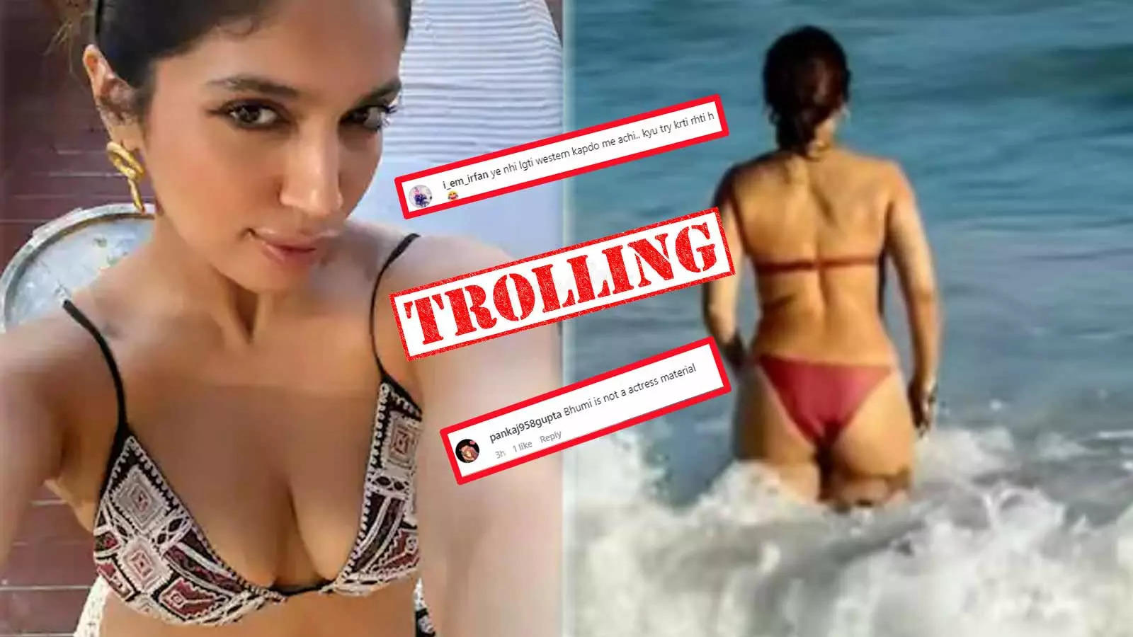 33 Year Old Bhumi Pednekar Gets Mercilessly TROLLED For Her Selfie