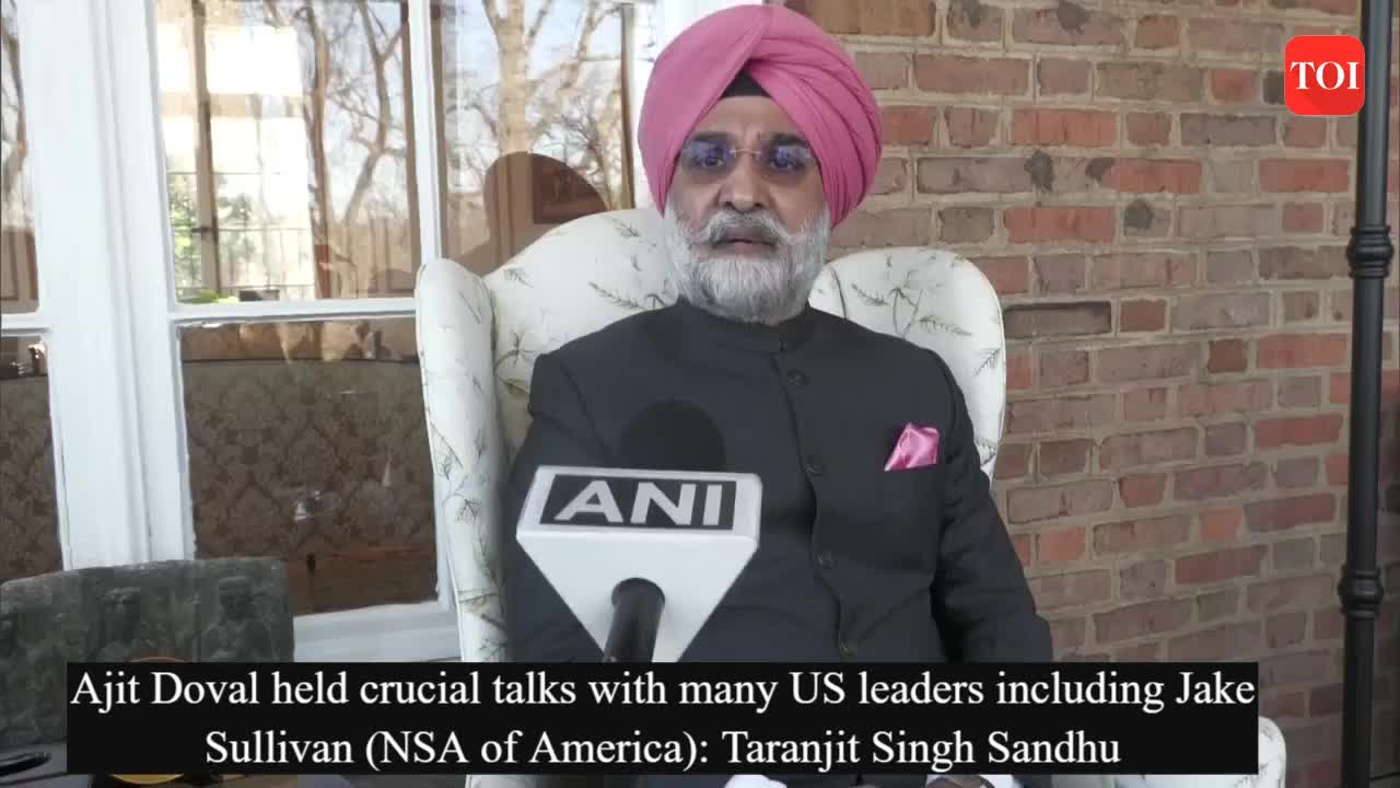 Ambassador Of India To The United States Taranjit Singh Sandhu