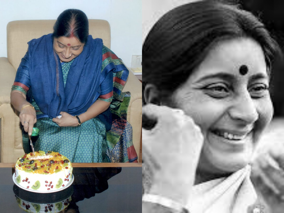 Sushma Swaraj S Birth Anniversary Daughter Bansuri…