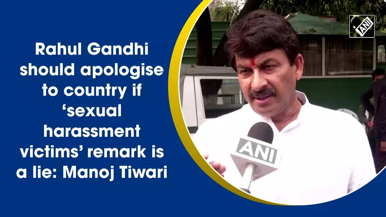 Rahul Gandhi Should Apologise To Country If Sexual Harassment Victims