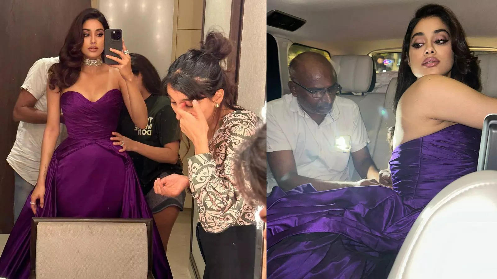 Janhvi Kapoor Escapes Oops Moment As Her Gown Got Ripped Twice Minutes