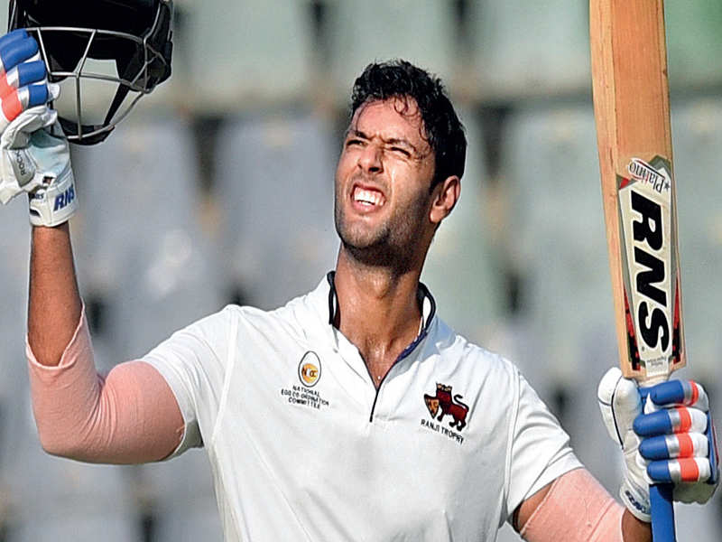 Shivam Dubey Ranji Trophy Shivam Dubeys Century Rescues Mumbai