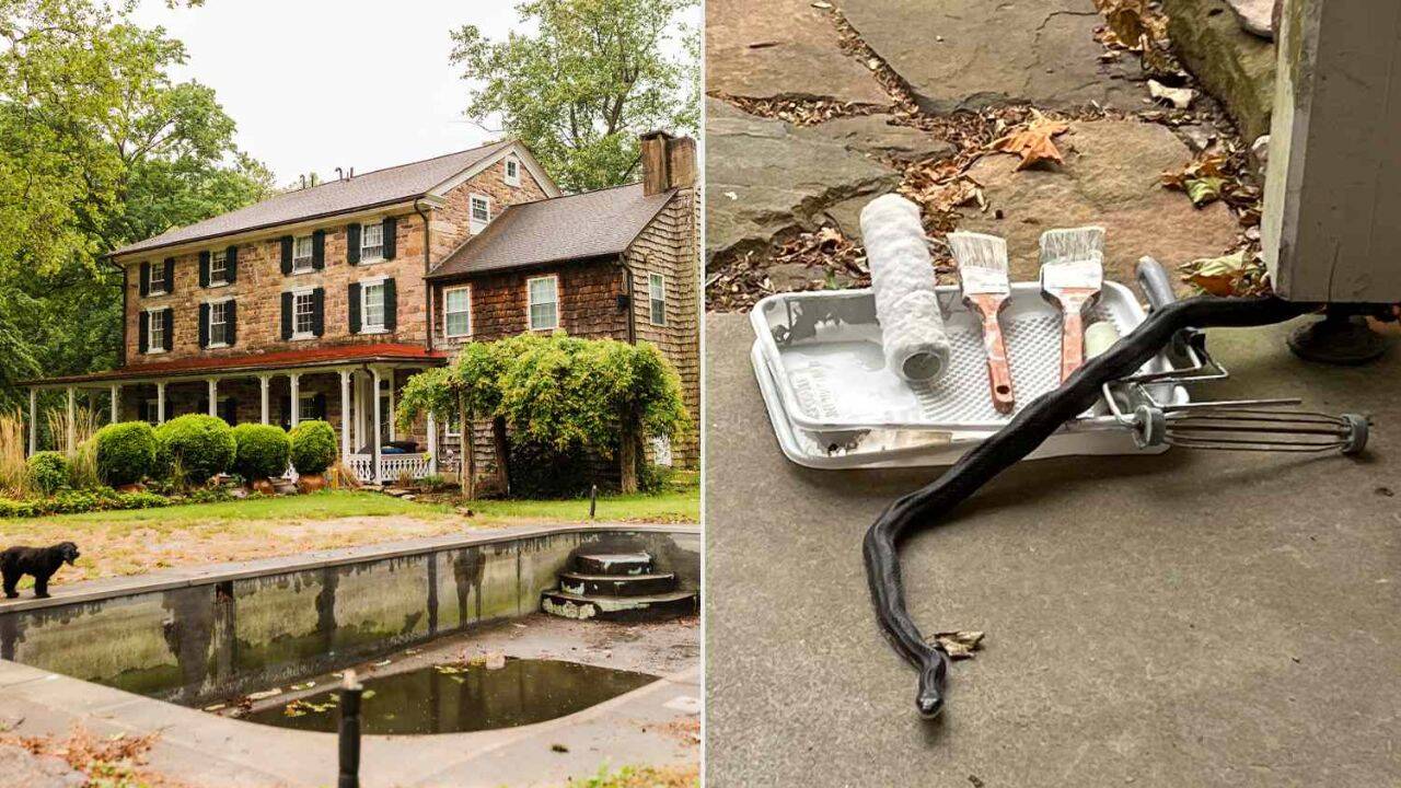 PC: People In 2020, a couple bought an abandoned 1830s house at auction and found a snake-filled property; 5 years later, they revealed how they turned it into a family home