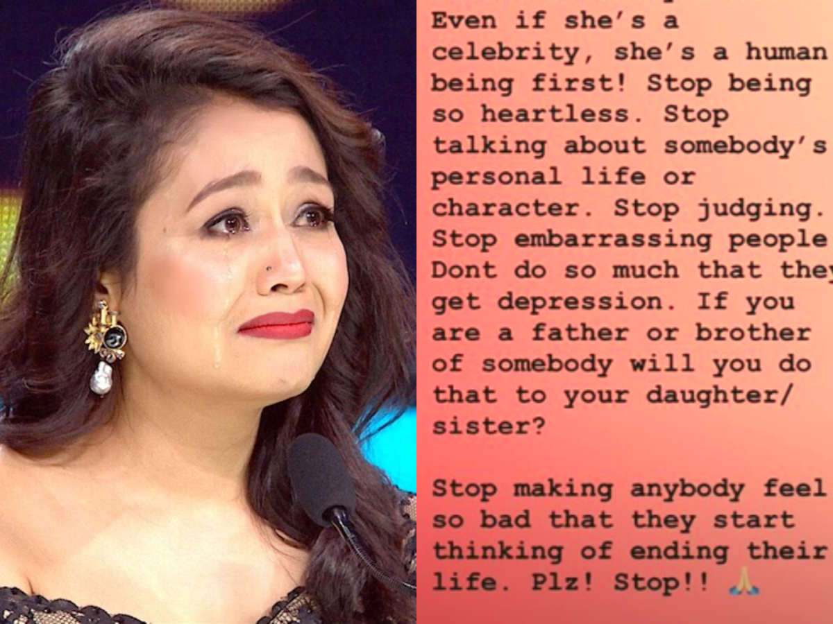 Is Neha Kakkar Battling Depression? Her New Insta Post Hints At Her Troubled State Of Mind - Times Of India