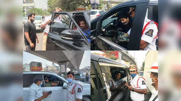 Tollywood celebrities who fined for violating traffic rules