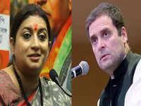 Fresh war of words between Rahul Gandhi-Smriti Irani over PM awards jibe
