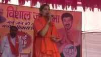Sapna Choudhary campaigns for BJP candidate Manoj Tiwari in North East Delhi