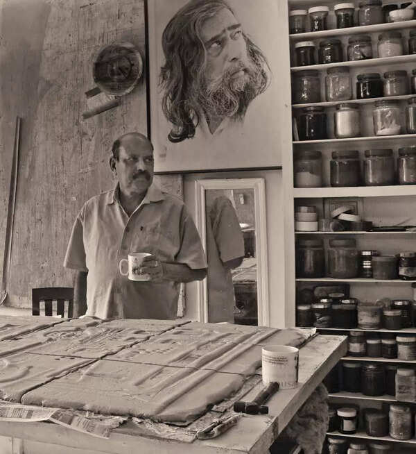 Anwar Khan’s Mumbai exhibition blends mysticism with masterful techniques