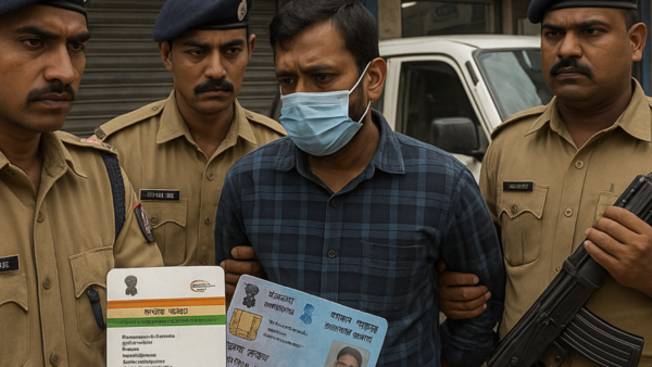 Bangladeshi nationals held with fake Aadhaar, PAN cards in Shillong; main accused arrested in Mumbai