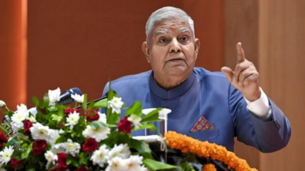 'Terrorism a global menace, needs to be addressed in unison', says VP Dhankhar
