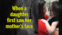 Watch: Blind girl sees mother for the first time