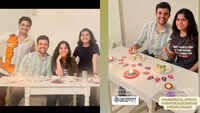Abhishek Deshmukh and <i class="tbold">Krutika Deo</i> invite soon-to-be maried couple Prasad Jawade and Amruta Deshmukh for Kelvan, see pics