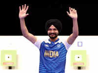 Bronze medalist <i class="tbold">sarabjot singh</i>