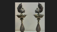 PM Modi gifts' Majestic Peacocks', exquisite silver lamp pair to PM of New Zealand <i class="tbold">christopher luxon</i>
