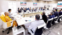 Uttar Pradesh CM <i class="tbold">yogi adityanath</i>'s review meeting