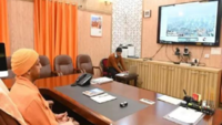 UP CM <i class="tbold">yogi adityanath</i> reviewed preparations for Maha Kumbh