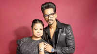 Bharti Singh and <i class="tbold">haarsh limbachiyaa</i> ask Maniesh Paul for parenting tips
