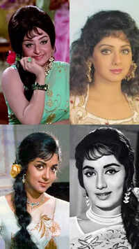 Classic Vintage Indian Hairstyles by Bollywood Divas