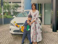 <i class="tbold">bigg boss 13</i>'s evicted contestant Dalljiet Kaur buys a luxury car; shares a note to new beginnings