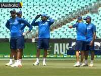 India vs Australia: Men in Blue sweat it out ahead of first ODI in Sydney