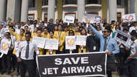 Jet Airways crisis: 2 members go on fast in Jet office