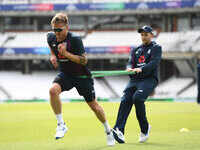 England players hit nets ahead of Test against Ireland