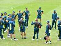 Australia practice ahead of World Cup semi-final against England