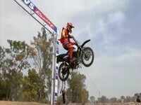 National MotoCross Bike Race held in Bhopal, bikers participate from all over the country