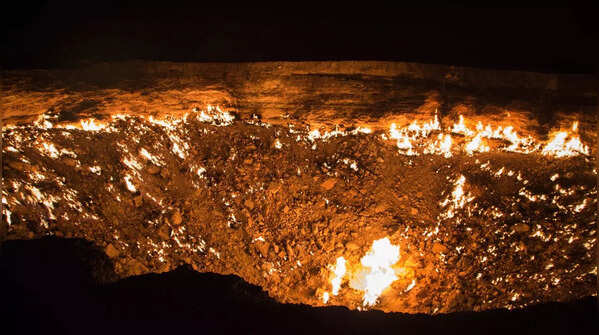 ​Where is the 'Door to Hell' located and why is it called so?​