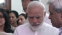 PM Narendra Modi breaks down while paying tribute to Sushma Swaraj