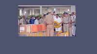 Kamal Nath lays wreath on mortal remains of CRPF constable Sandeep Yadav at Bhopal