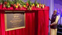 Houston: PM Modi unveils plaque for groundbreaking ceremony of Eternal Gandhi Museum