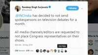 Congress decides to boycott television debates