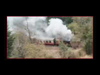 Engine of Kalka-Shimla toy train catches fire, passengers safe