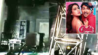 Watch: Massive fire breaks out on sets of Sara-Varun starrer 'Coolie No. 1'