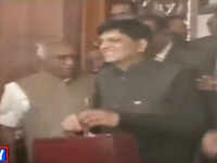 Union Budget 2019: Piyush Goyal reaches Parliament, poses with his briefcase