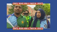 World Cup 2019: Couple wears jersey with India, Pakistan colours