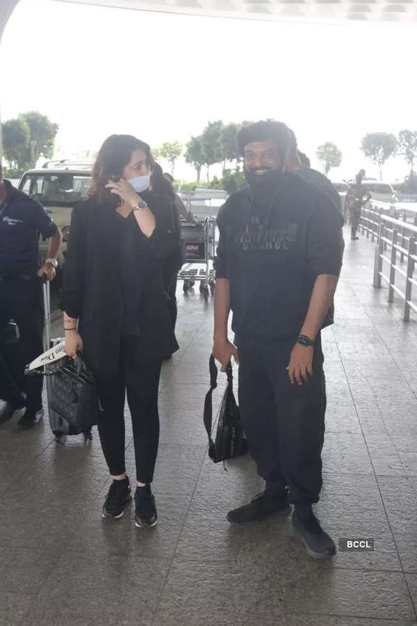 In Pics Liger Director Puri Jagannadh And Charmme Kaur Spotted At