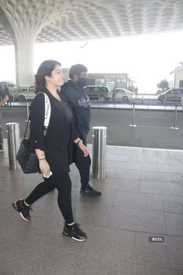 In Pics Liger Director Puri Jagannadh And Charmme Kaur Spotted At