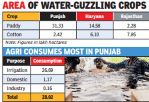 Punjab Groundwater Extraction Worst In Punjab Haryana Close 3rd