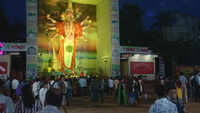Devotees offer prayers to 46-ft tall idol of Lord Ganesha in Bhubaneswar