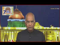 President Ram Nath Kovind addresses the nation on the eve of 70th Republic Day