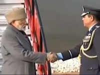 Prime Minister Narendra Modi arrives in J&K's Leh 