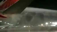 Air India flight Delhi to San Francisco catches fire at Delhi Airport