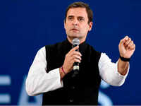 Congress president Rahul Gandhi addresses Indian diaspora in Dubai 