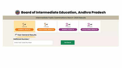 AP Inter Results 2025 Live Updates: 70% in 1st year, 83% in 2nd year pass, schedule for supplementary exams released