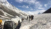 Manali-Spiti highway reopens, tourists enjoy adventurous trip through snow-laden landscape