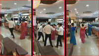 Watch: In absence of customers, staff members shake a leg at a jewellery store