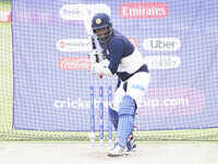 Sri Lanka practice for final group stage match against India